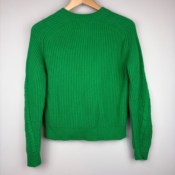 Sezane Darius Organic Cotton and Wool Long-Sleeved Jumper Sweater - Picture 9 of 12